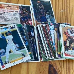 Sports Trading Card Collection Mostly 90’s Fun Mix